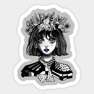 Purple darkness Sticker